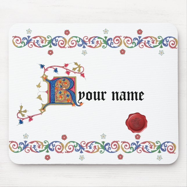 Alfombrilla De Ratón R Mousepad medieval (Frente)