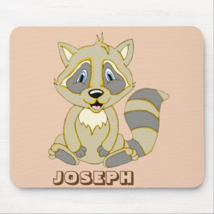 Alfombrilla De Ratón Raccón rocoso personalizado