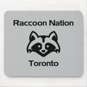 Alfombrilla De Ratón Raccoon Nation Toronto Light-Monotone