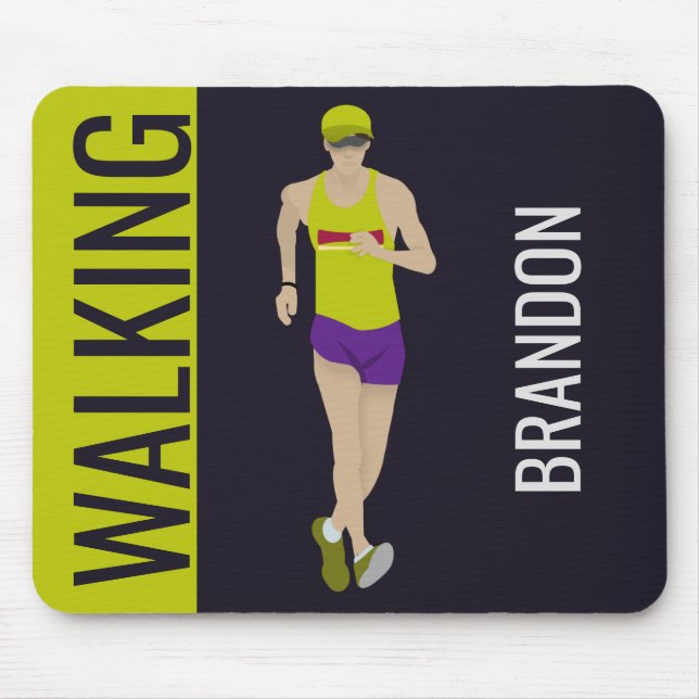 Alfombrilla De Ratón Race Walking (Frente)