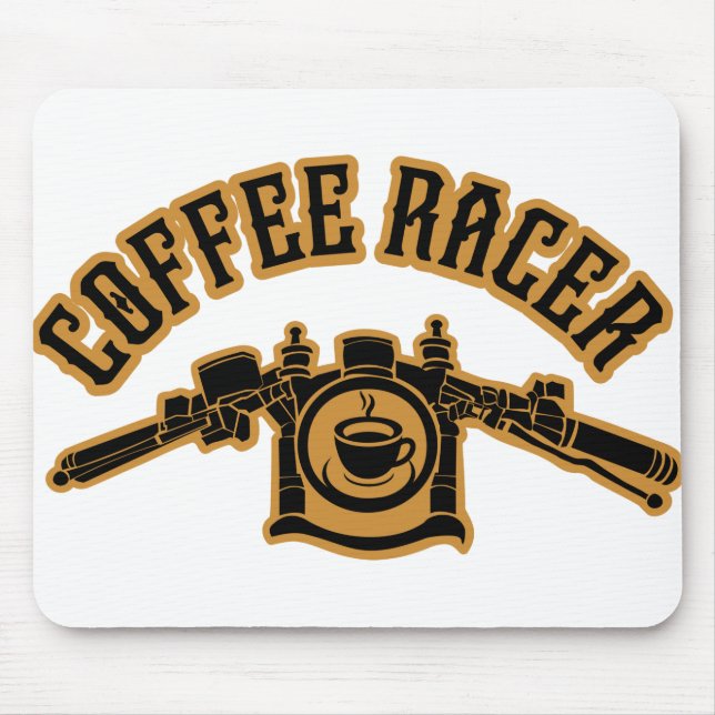 ALFOMBRILLA DE RATÓN RACER DE CAFÉ (Frente)