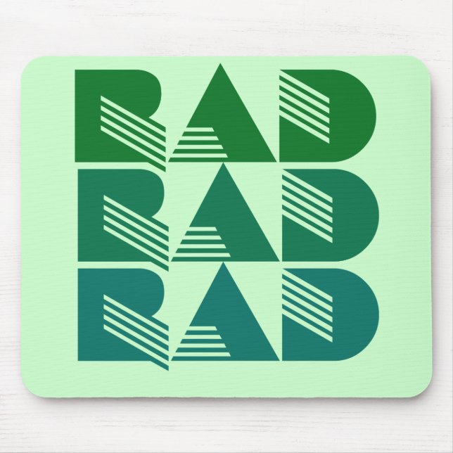 Alfombrilla De Ratón RAD de los 80 (Frente)