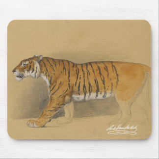 Alfombrilla De Ratón Raden Saleh® Mouse Pad 'Walking Javanese Tiger'