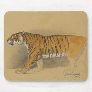 Alfombrilla De Ratón Raden Saleh® Mouse Pad 'Walking Javanese Tiger'