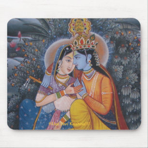 Alfombrilla De Ratón Radha Krishna Mousepad