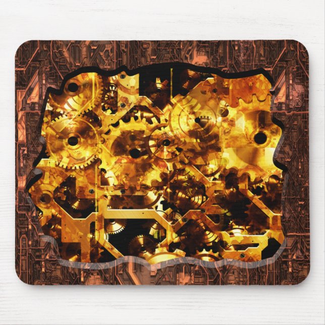 Alfombrilla De Ratón Radical Steampunk 7 Mousepad (Frente)