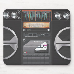 Alfombrilla De Ratón Radiograbadora Boombox