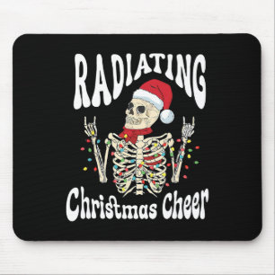 Alfombrilla De Ratón Radiología irradiando alegría navideña técnico rad