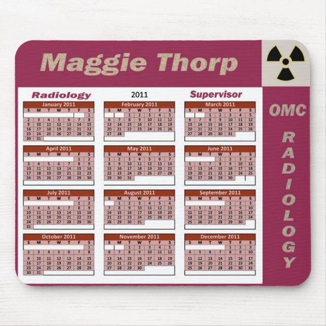 Alfombrilla De Ratón Radiología Mousepad estupendo de Maggie Thorp (Frente)