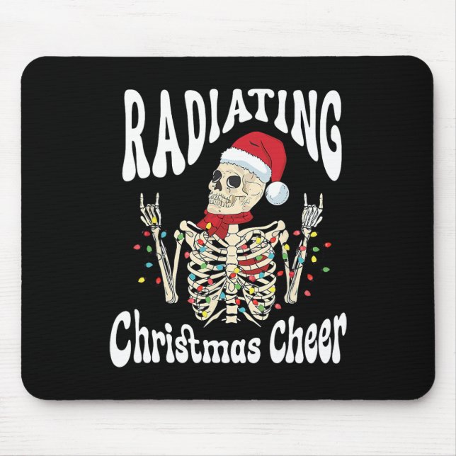 Alfombrilla De Ratón Radiology Radiating Christmas Cheer X-ray Rad Tech (Frente)