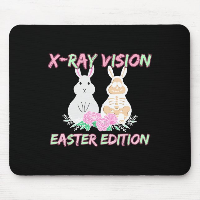Alfombrilla De Ratón Radiology Tech Xray Vision Easter Edition Bunny Ea (Frente)