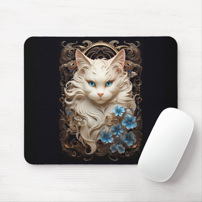 Alfombrilla De Ratón Ragdoll cat (Con ratón)