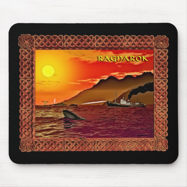 Alfombrilla De Ratón Ragnarok Para Ballenas (Frente)