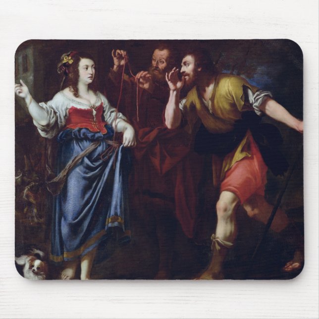 Alfombrilla De Ratón Rahab y los emisarios de Joshua (Frente)