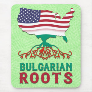 Alfombrilla De Ratón Raíces búlgaras norteamericanas