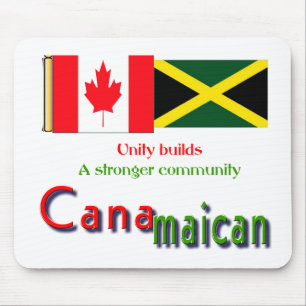 Alfombrilla De Ratón raíces jamaicanas-canadienses