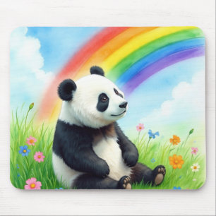 Alfombrilla De Ratón RainbowPandaBear