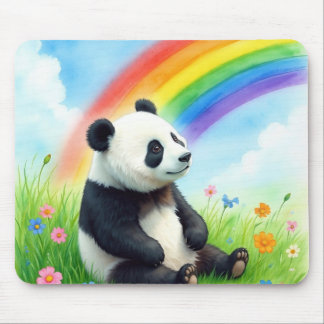Alfombrilla De Ratón RainbowPandaBear