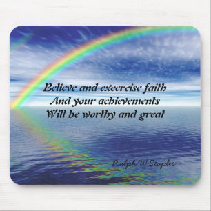 Alfombrilla De Ratón Ralph W Staples Quotations-exaposta faith