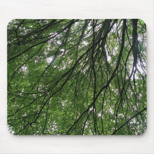 Alfombrilla De Ratón Ramas y hojas Mousepad (Frente)