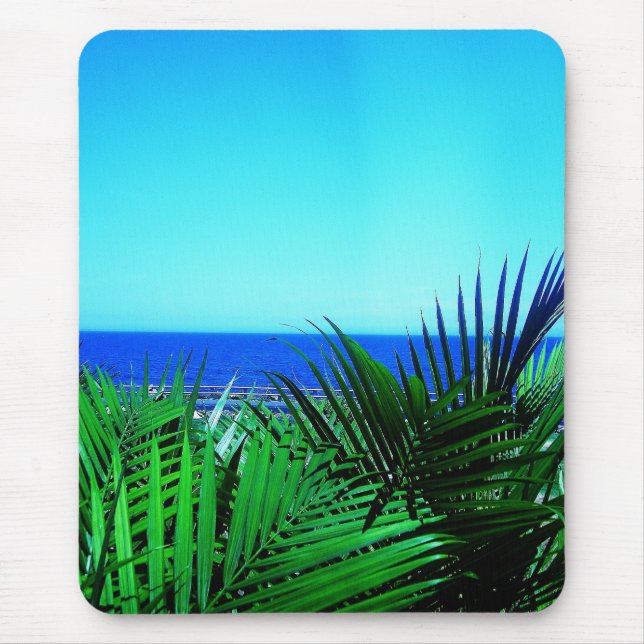 Alfombrilla De Ratón ramas y mousepad del mar (Frente)