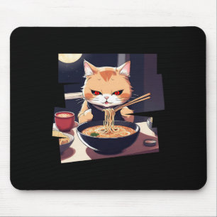 Alfombrilla De Ratón Ramen Kawaii Cat Anime 1