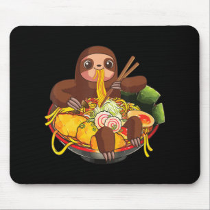 Alfombrilla De Ratón Ramen Sloth Kawaii Anime obsequia a los niños