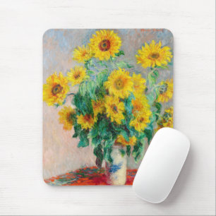 Alfombrilla De Ratón Ramo de Girasoles Claude Monet