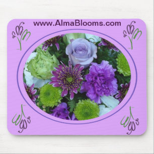 Alfombrilla De Ratón Ramo Púrpura Alma en Flor