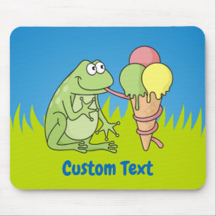 Alfombrilla De Ratón Rana con almohadilla de ratón Icecream