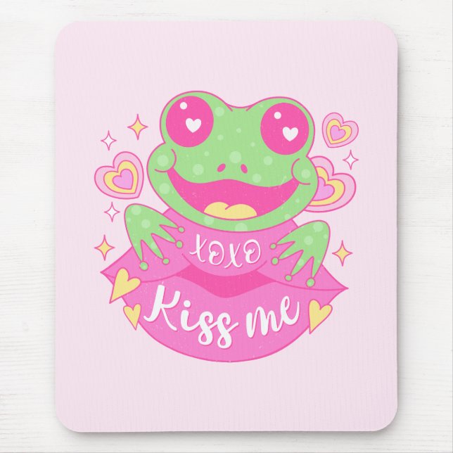 Alfombrilla De Ratón Rana Cute Kisme - Xoxo (Frente)