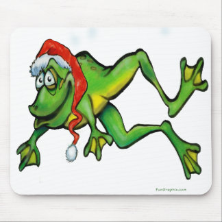 Alfombrilla De Ratón Rana del navidad