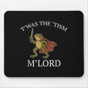 Alfombrilla De Ratón Rana Divertida Gráfica TWAS El Tism M Señor