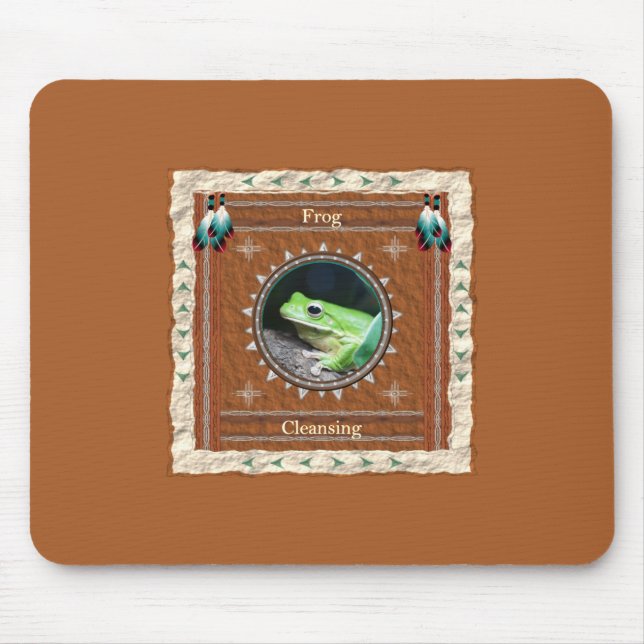 Alfombrilla De Ratón Rana - Mousepad de limpieza  (Frente)