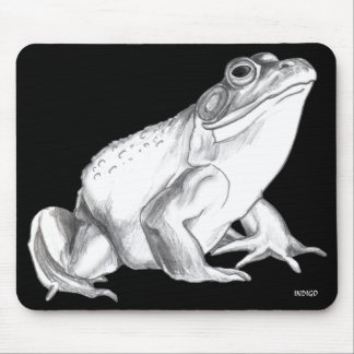 Alfombrilla De Ratón Rana toro Art Mousepad Rana Regalos Decoración