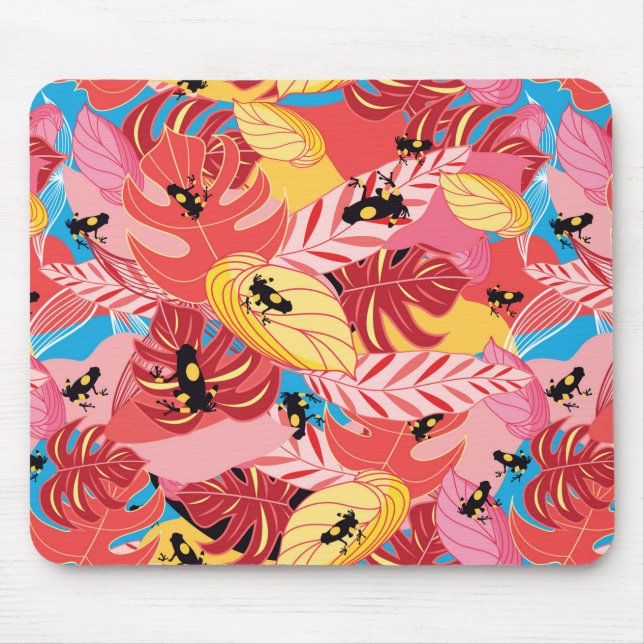 Alfombrilla De Ratón Ranas de la selva (Frente)