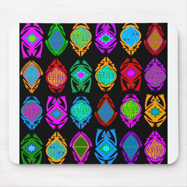 Alfombrilla De Ratón Ranas saltantes (Frente)