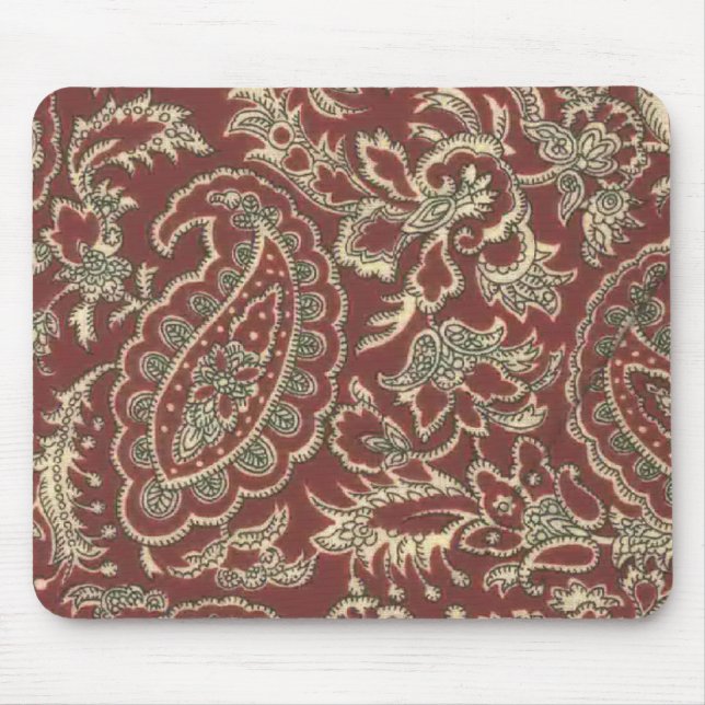 Alfombrilla De Ratón Rancho occidental Paisley Mousepad (Frente)