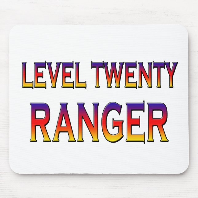 Alfombrilla De Ratón Ranger de nivel veinte (Frente)