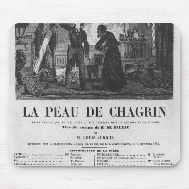 Alfombrilla De Ratón Raphael de Valentin y el comerciante (Frente)