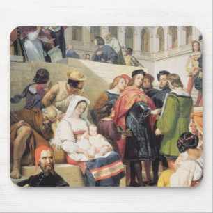 Alfombrilla De Ratón Raphael en el Vatican, 1832 (aceite en lona)