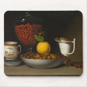 Alfombrilla De Ratón Raphaelle Peale - Vida fija - Fresas, Nueces,