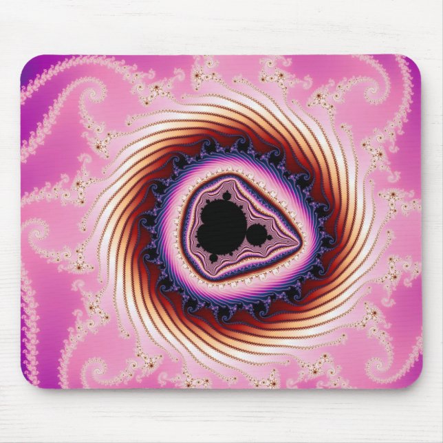 Alfombrilla De Ratón Rápido giro - Mousepad fractal (Frente)