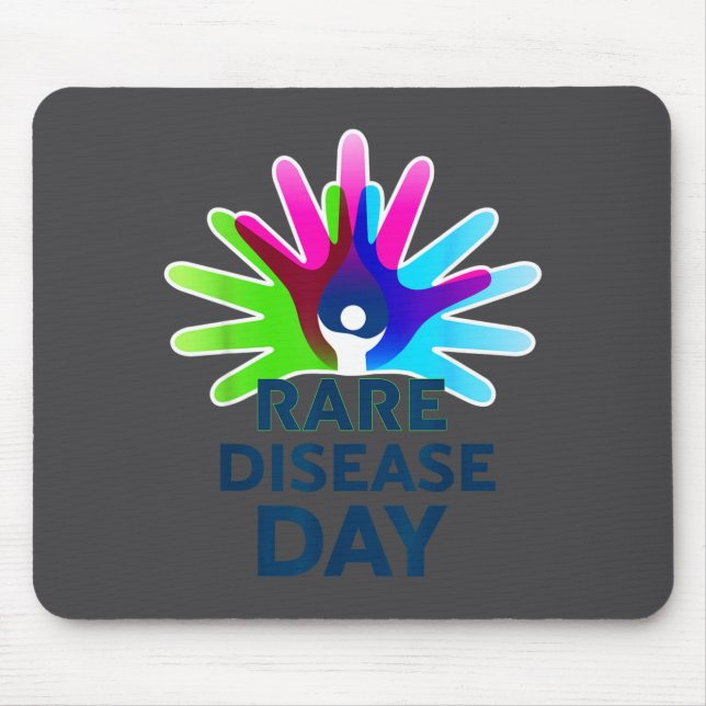 Alfombrilla De Ratón Rare Disease Awareness Shirt - Rare Disease Day 20 (Frente)