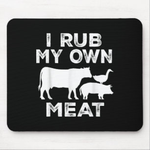 Alfombrilla De Ratón Rasco Mi Propia Carne Cocina Graciosa De Cocina Co