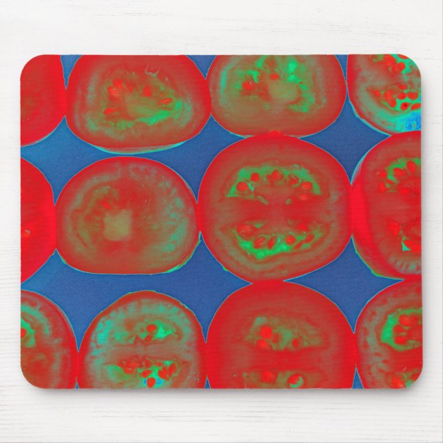 Alfombrilla De Ratón Rasgos de tomate (Frente)