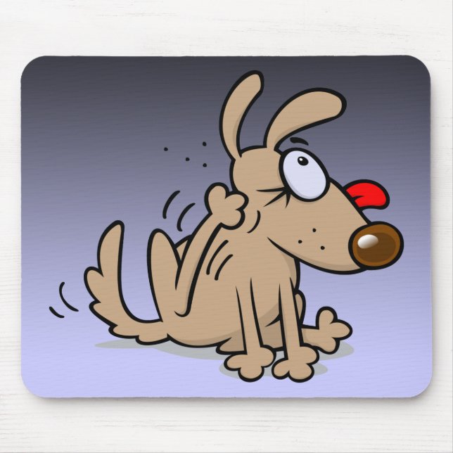 Alfombrilla De Ratón Rasguño del perro (Frente)