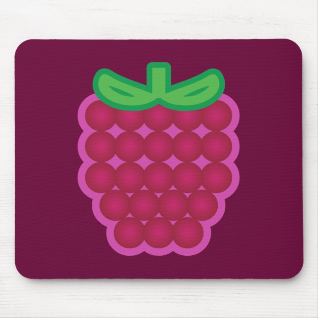 Alfombrilla De Ratón Raspberry (Frente)