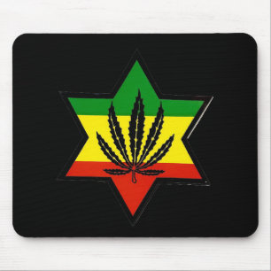 Alfombrilla De Ratón rasta judío