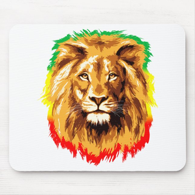 Alfombrilla De Ratón Rasta León de Judá (Frente)